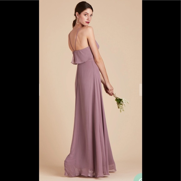 Dark Mauve Birdy Grey Dress - Picture 2 of 8